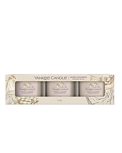 Yankee Candle - 3 Filled Votive Candles - Warm Cashmere